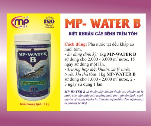 MP - WATER B - Thuốc Thú Y Thủy Sản Mỹ Phú - Công Ty TNHH Sản Xuất Kinh Doanh Mỹ Phú